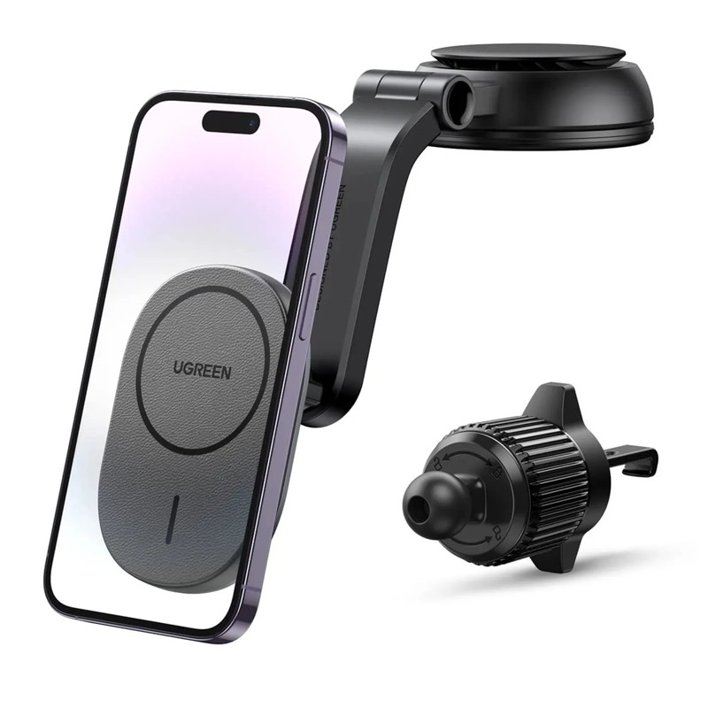 SOPORTE + CARGADOR INALAMBRICO PARA AUTO