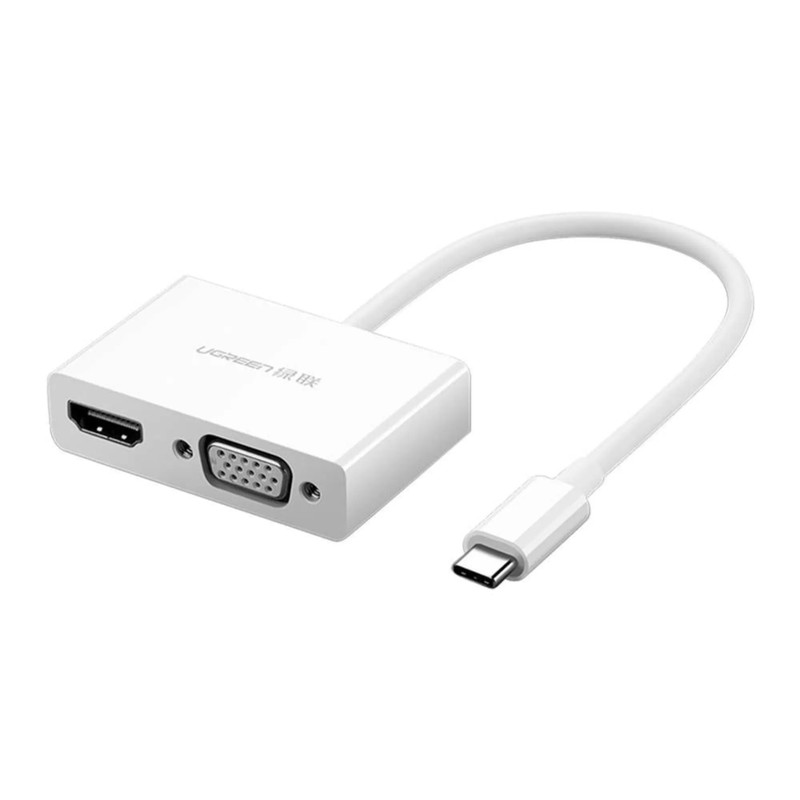 CONVERSOR DE USB TIPO-C A HDMI-VGA