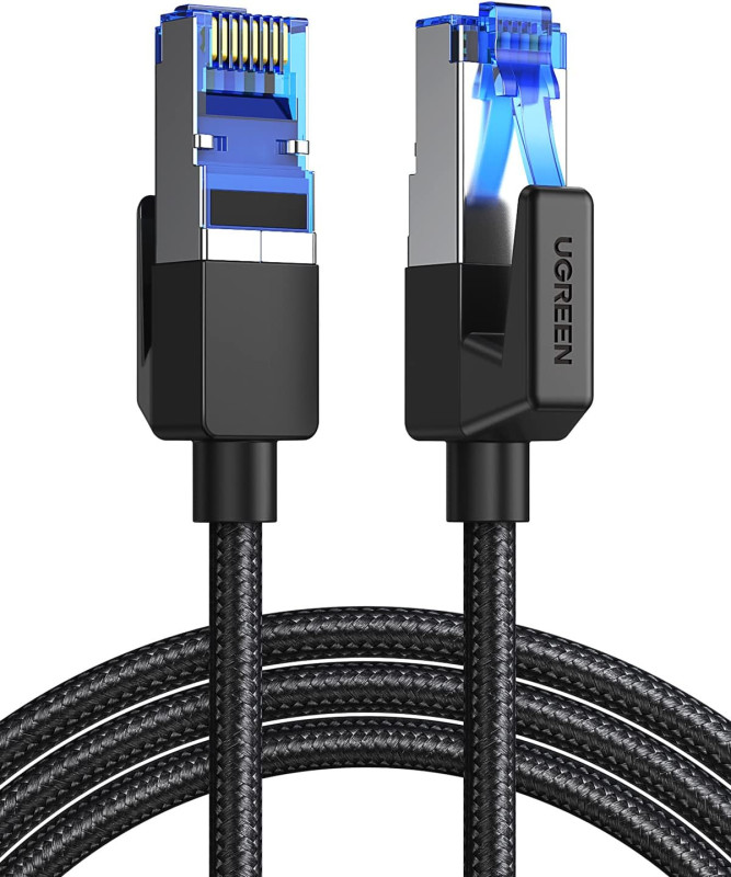 UGREEN Cable Ethernet Cat 8 de 1 m, trenzado 40 Gbps