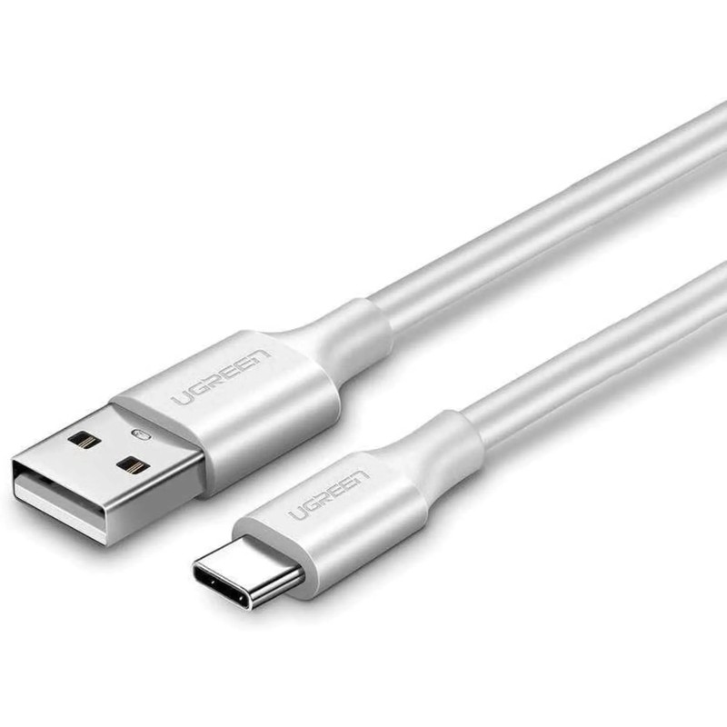CABLE DE CARGA USB 2.0 a USB-C PLATEADO