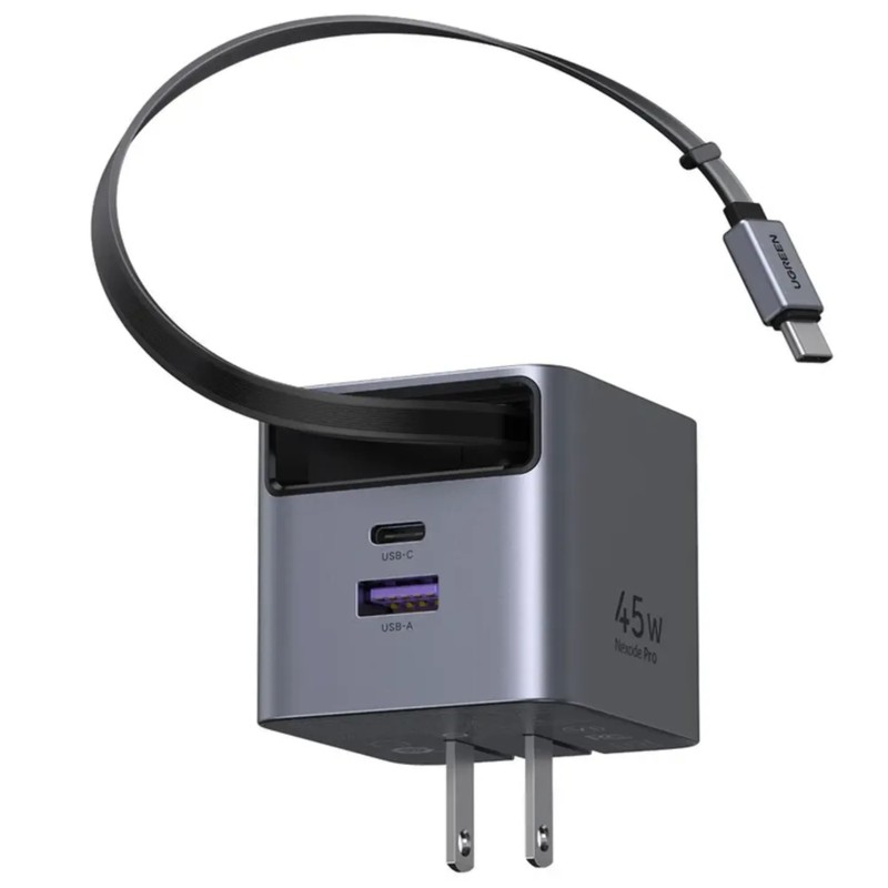 CARGADOR UGREEN 45W GaN DE CARGA RAPIDA