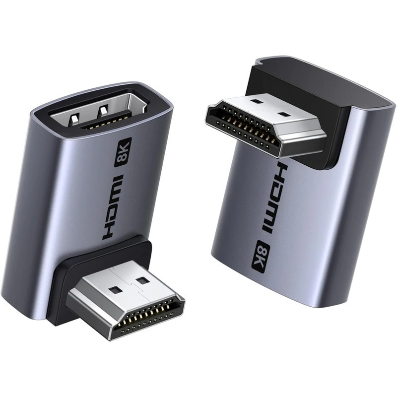 ADAPTADOR HDMI 2.1 8K MACHO A HEMBRA